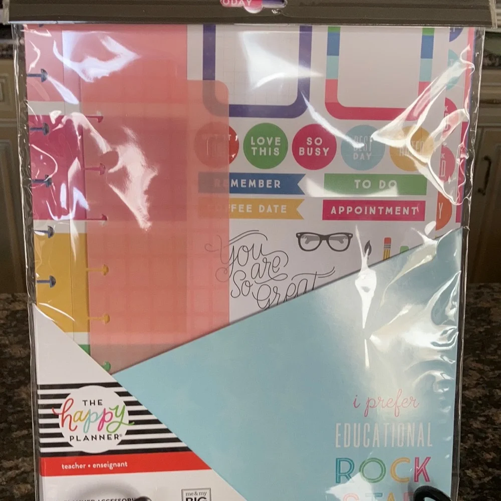 THE HAPPY PLANNER TEACHER PLANNER ACCESSORIES I PREFER EDUCATIONAL ROCK …